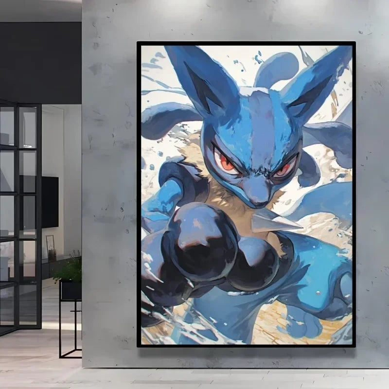 Eevee Ink Style Canvas Art