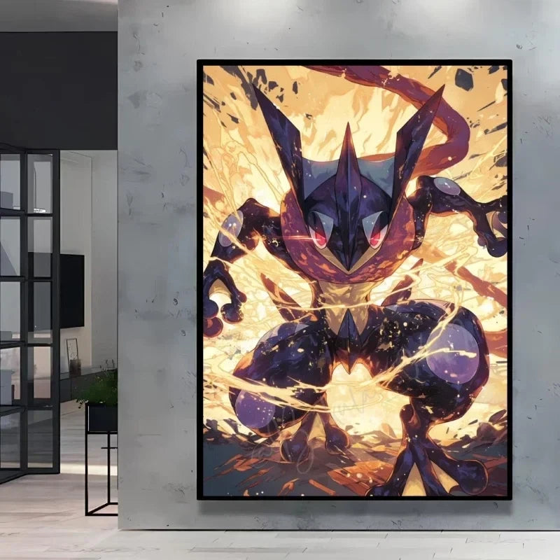 Eevee Ink Style Canvas Art